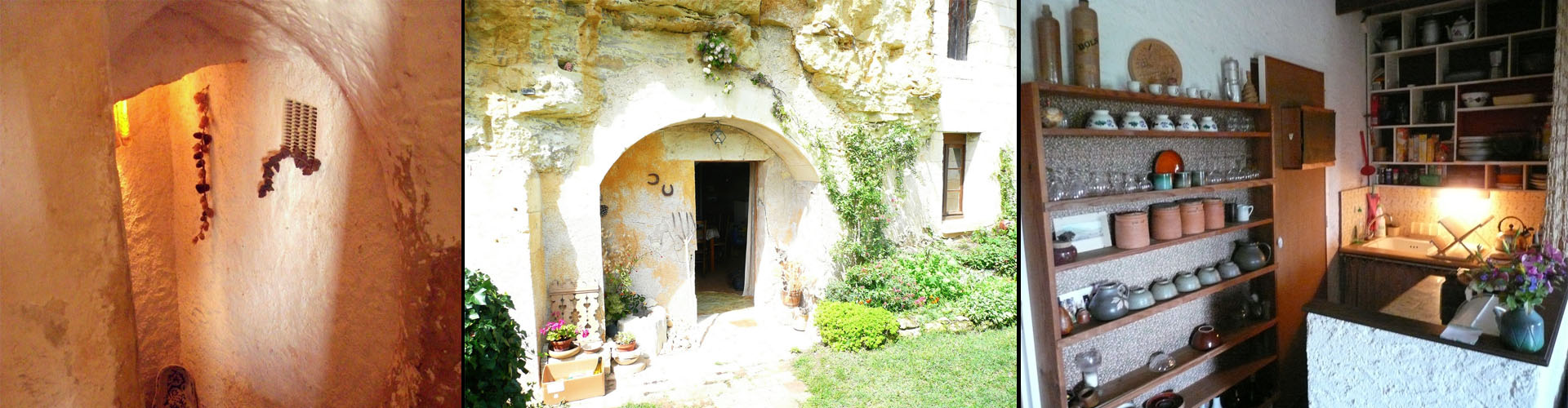 une grotte troglodyte à Montrichard